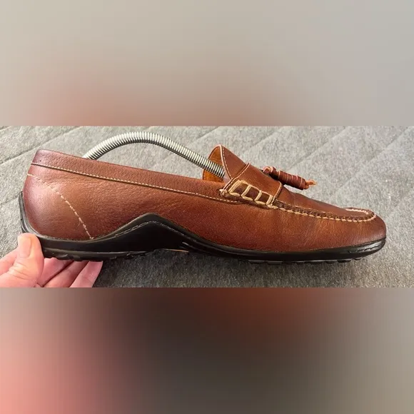 MARTIN DINGMAN Countrywear 11 Tassel Brown Leather Loafers Vibram Soles Orig$298