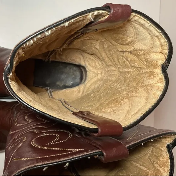 Mason Men's Brown Leather Western Cowboy Boots