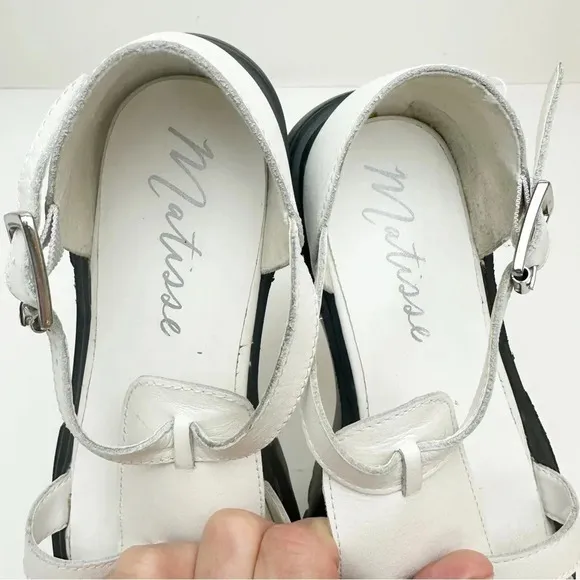 MATISSE  &quot;Dart&quot; Classic Fisherman-style Lug Chunky Sandals 8