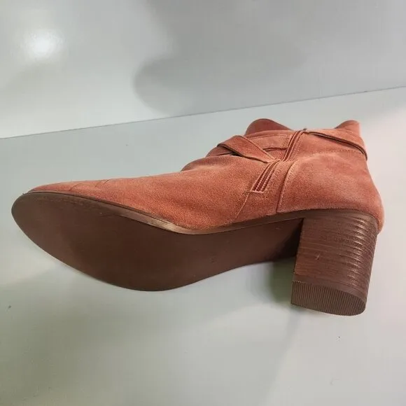 Matisse NIB Harper Rust 3&quot; Heel Ankle Boots Size 11