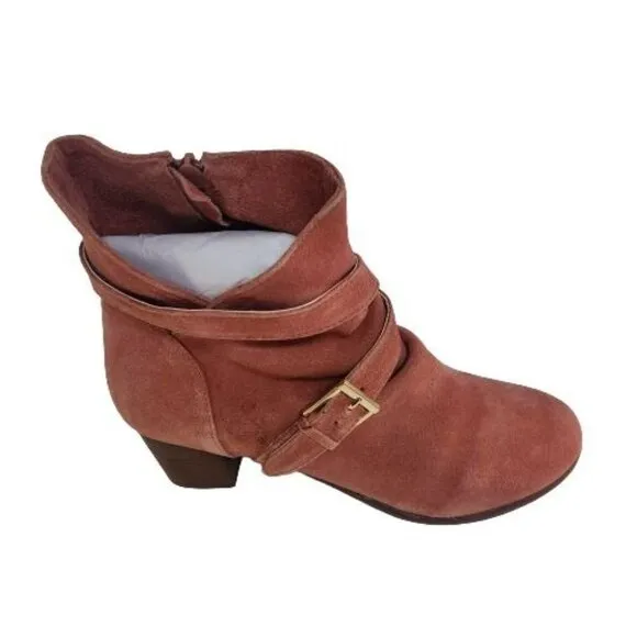 Matisse NIB Harper Rust 3&quot; Heel Ankle Boots Size 11