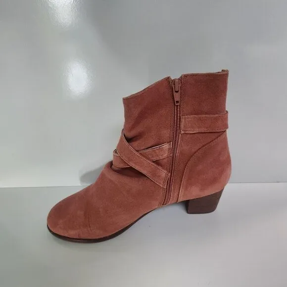 Matisse NIB Harper Rust 3&quot; Heel Ankle Boots Size 11