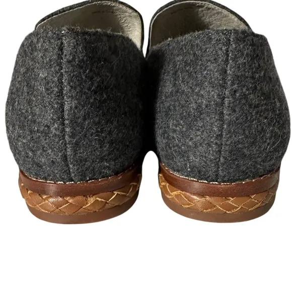 MATT BERNSON ELLINGTON GREY WOOL LOAFERS SIZE 8.5