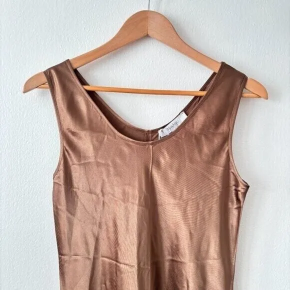MaxMara Talete Satin Midi Dress