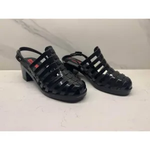 Melissa Women’s Size 6 Black Disco High Jelly Heel Sandals