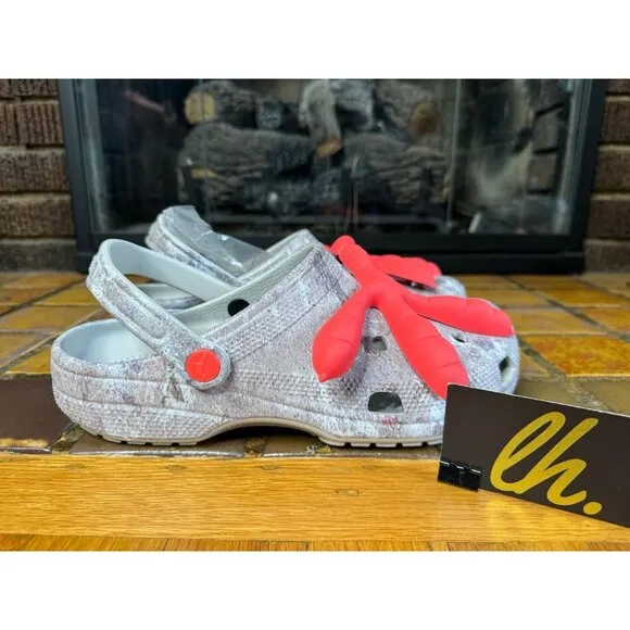 Mens 9 Crocs x Staple Classic Clog Sidewalk Lux Pigeon Feet Sandals 207917-90H