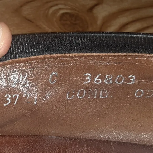 Mens' Allen Edmonds Bermuda Brown Leather Loafers Size 9.5 C