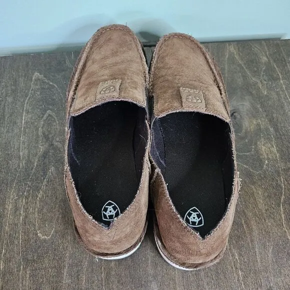 Mens Ariat Cruisers Brown Moc Toe Size 9.5D