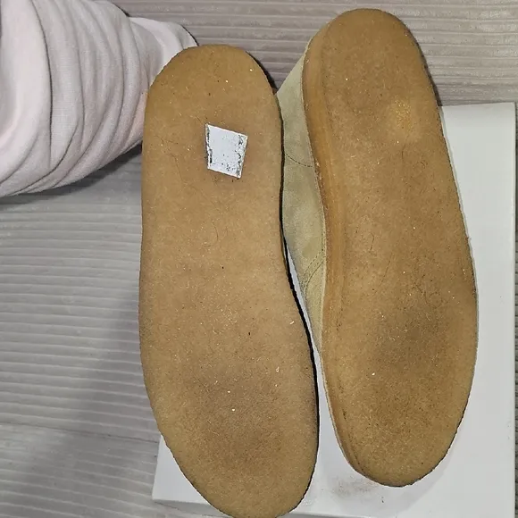Men's Beige Suede Desert Boots