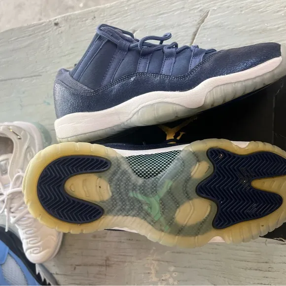Men's Blue Sneakers Retro 11 low