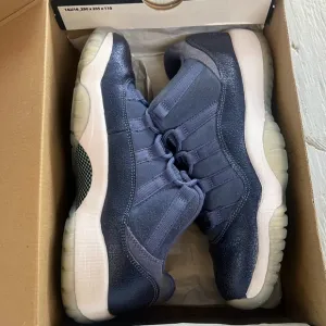 Men's Blue Sneakers Retro 11 low