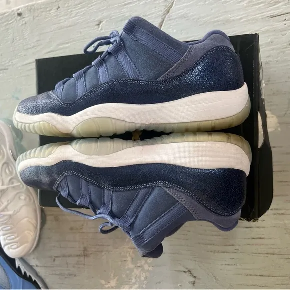 Men's Blue Sneakers Retro 11 low