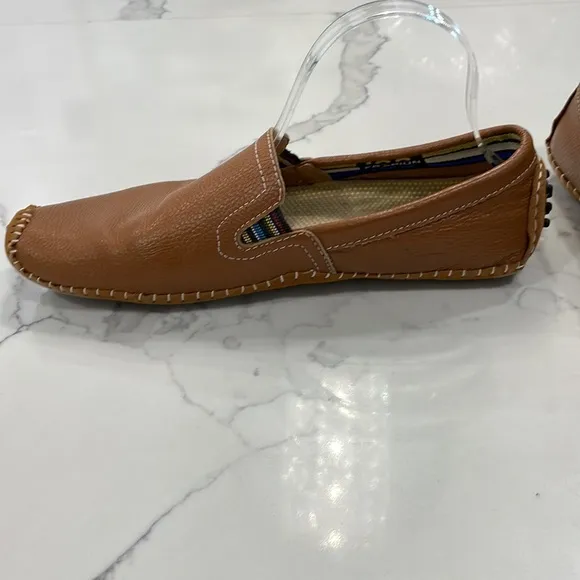 Men’s Brown Leather Loafers. Size 11