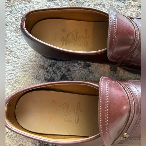 Men's Brown Leather Loafers - The Waldorf Shoe