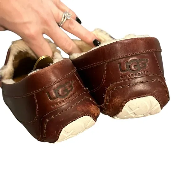 Men's Brown Leather Loafers