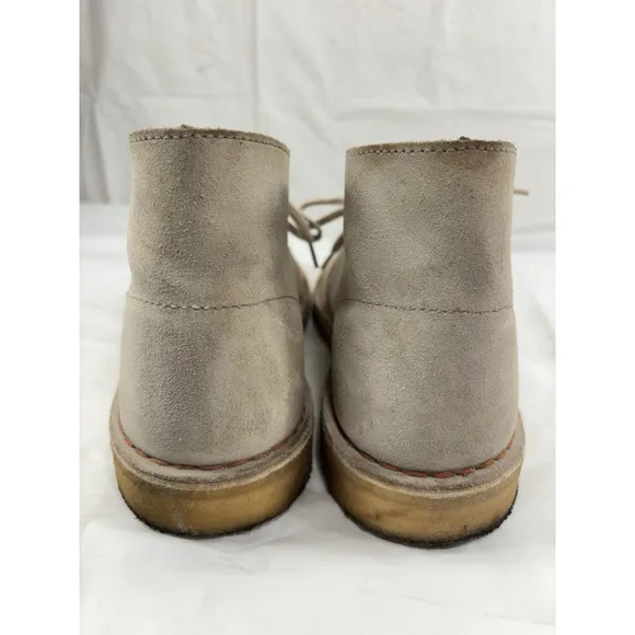 Mens Clark's Original Coal London Desert Suede Gum sole Chukka Boots Sand Suede