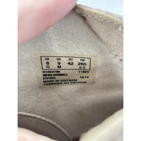 Mens Clark's Original Coal London Desert Suede Gum sole Chukka Boots Sand Suede