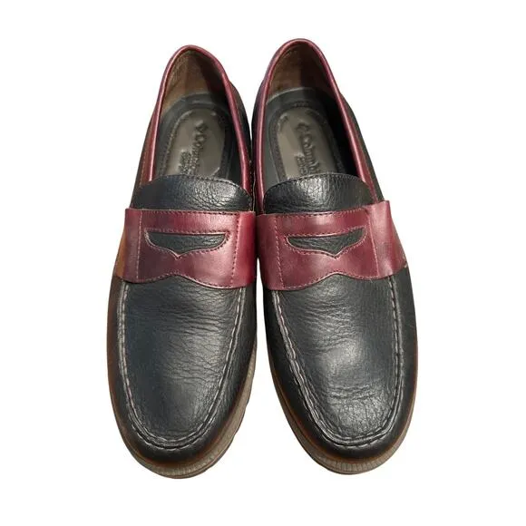 Mens Columbia Genuine Leather Loafers Size 11
