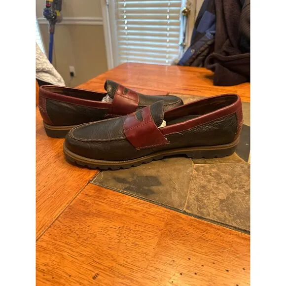 Mens Columbia Genuine Leather Loafers Size 11