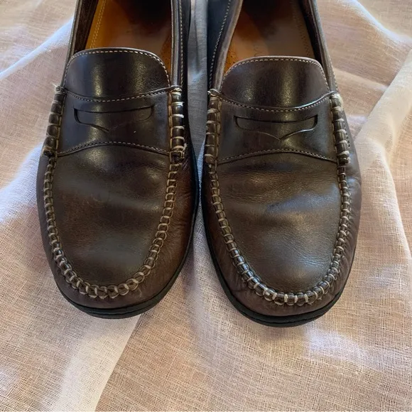 Men’s Dark Brown Cole Haan Casual Leather Loafers