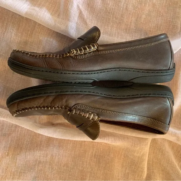 Men’s Dark Brown Cole Haan Casual Leather Loafers