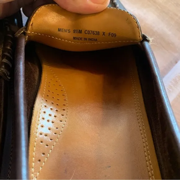 Men’s Dark Brown Cole Haan Casual Leather Loafers