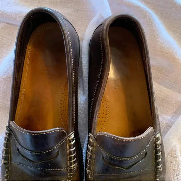 Men’s Dark Brown Cole Haan Casual Leather Loafers