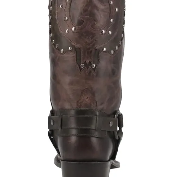 Men's Dingo War Eagle Studded Harness Western Boots...Size 10.5