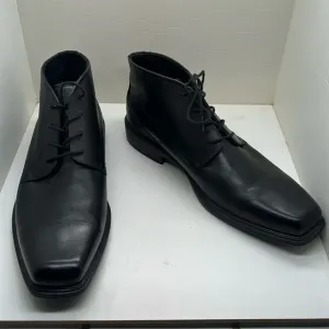 Men’s ECCO Johannesburg Gore Tex Black Leather Ankle Boots Shoes 46 12