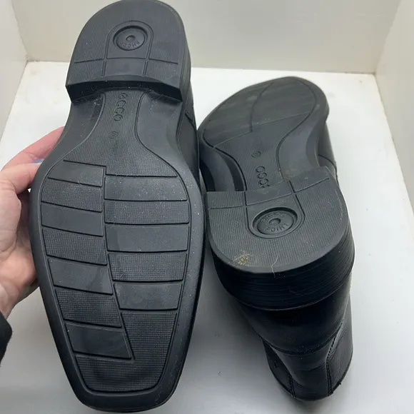 Men’s ECCO Johannesburg Gore Tex Black Leather Ankle Boots Shoes 46 12