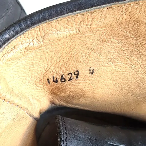 Men's Frye James Lace Up Black Leather Boots Size 7.5 D