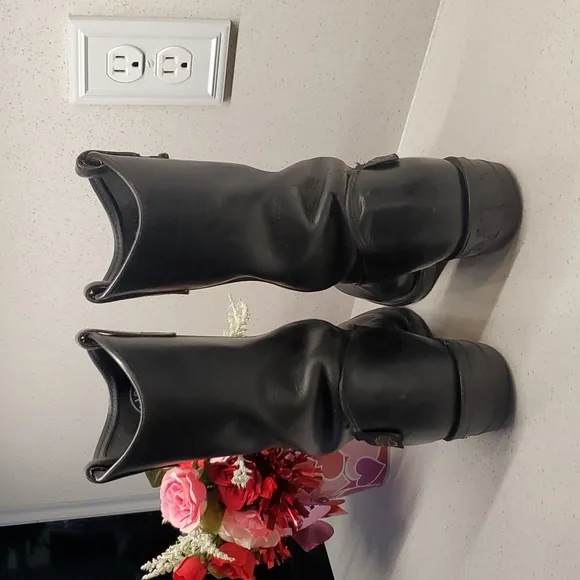 Mens HARLEY DAVIDSON leather boots (sz 10.5W)