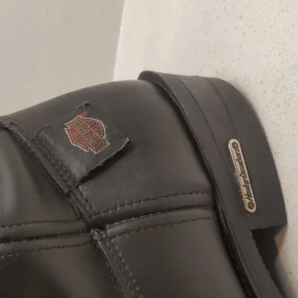 Mens HARLEY DAVIDSON leather boots (sz 10.5W)