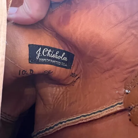 Men's  J. Chisholm Tan Cowboy Boots
