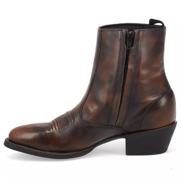 Men's Laredo Fletcher Pull On Boot w/Zipper - 10EW - Tan - See Notes - NIB