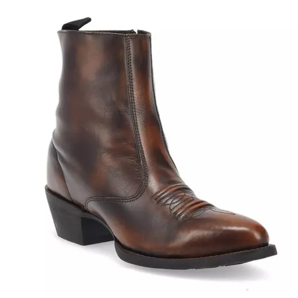 Men's Laredo Fletcher Pull On Boot w/Zipper - 10EW - Tan - See Notes - NIB