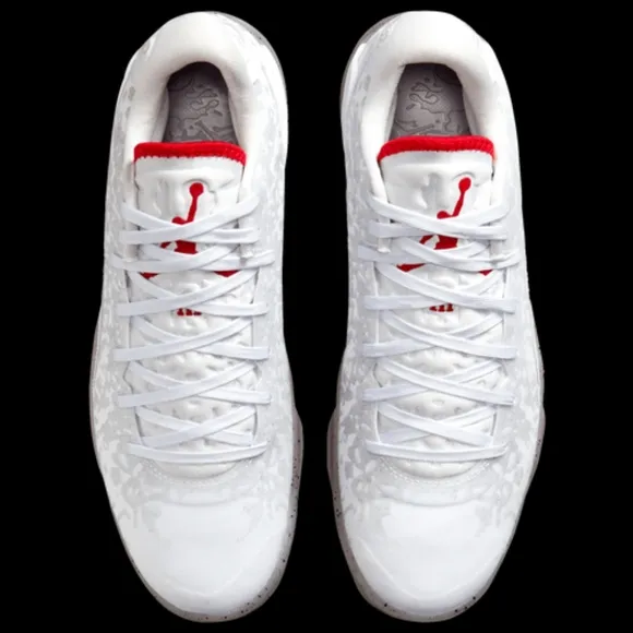 Mens Nike Air Jordan Zion 3 NEW Size 13 🔥 White Red Shoes Gym Sneaker