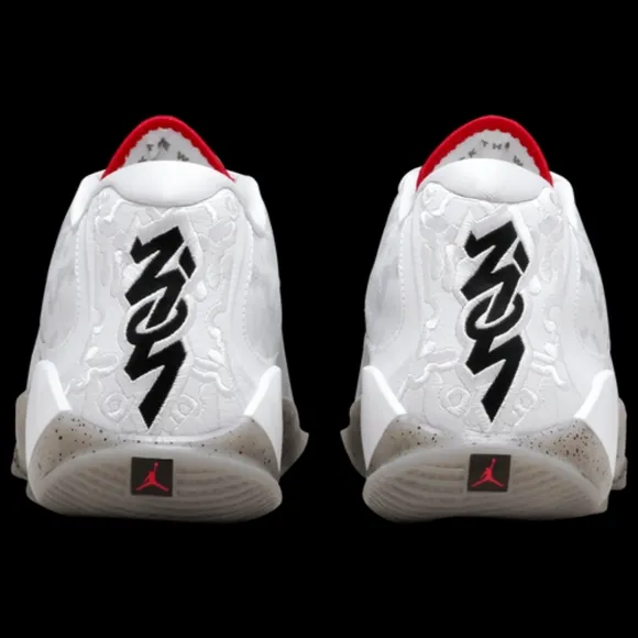 Mens Nike Air Jordan Zion 3 NEW Size 13 🔥 White Red Shoes Gym Sneaker