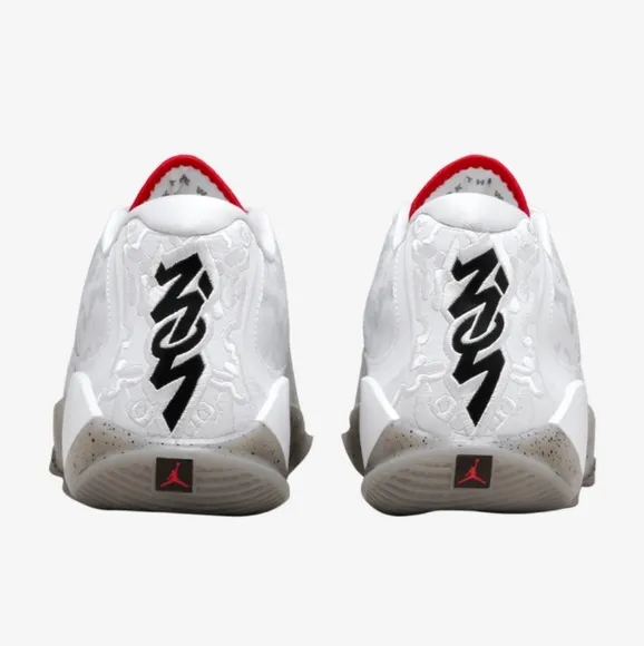 Mens Nike Air Jordan Zion 3 NEW Size 13 🔥 White Red Shoes Gym Sneaker