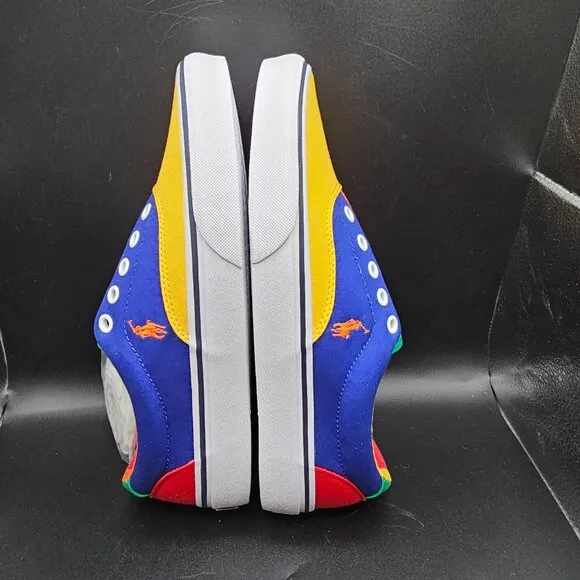 Men's Polo Ralph Lauren  Keaton Colorblock Canvas Sneakers Size 8