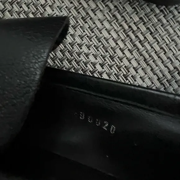 Men’s “PRADA” Black Leather Loafers