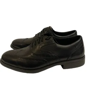 Men's Size Rockport Black new 9 loafers new leather nwt​