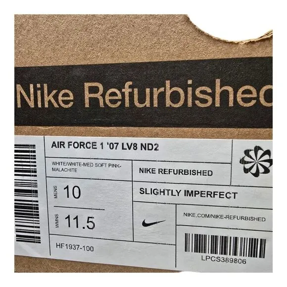 Mens Sz 10 Nike Air Force 1 07 LV8 AF1 The Masters Back 9 Collection HF1937 100
