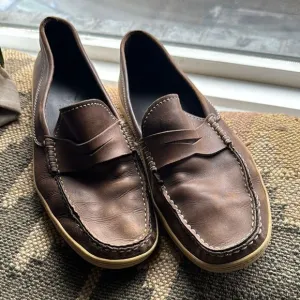 Men's Tod’s Brown Leather Loafers - 8