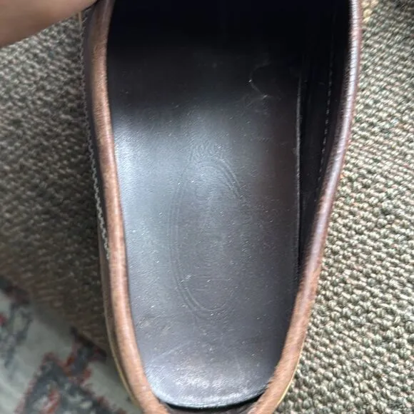 Men's Tod’s Brown Leather Loafers - 8
