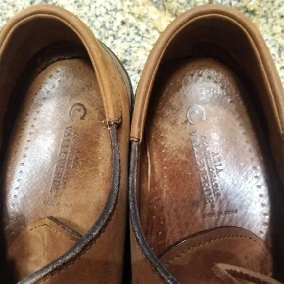 Mens Valleverde Boxster Loafers Lace Up Shoes Aria Condizionata Leather US 10