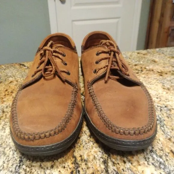 Mens Valleverde Boxster Loafers Lace Up Shoes Aria Condizionata Leather US 10