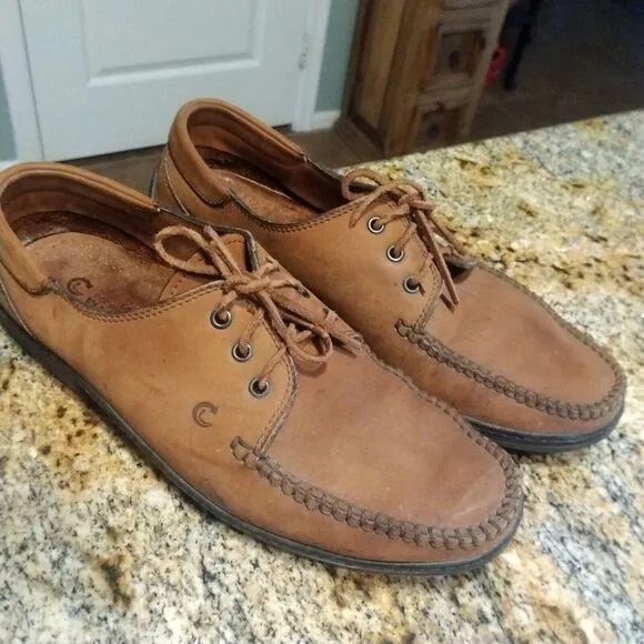 Mens Valleverde Boxster Loafers Lace Up Shoes Aria Condizionata Leather US 10