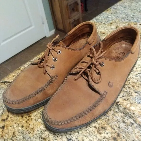 Mens Valleverde Boxster Loafers Lace Up Shoes Aria Condizionata Leather US 10