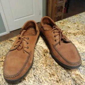 Mens Valleverde Boxster Loafers Lace Up Shoes Aria Condizionata Leather US 10